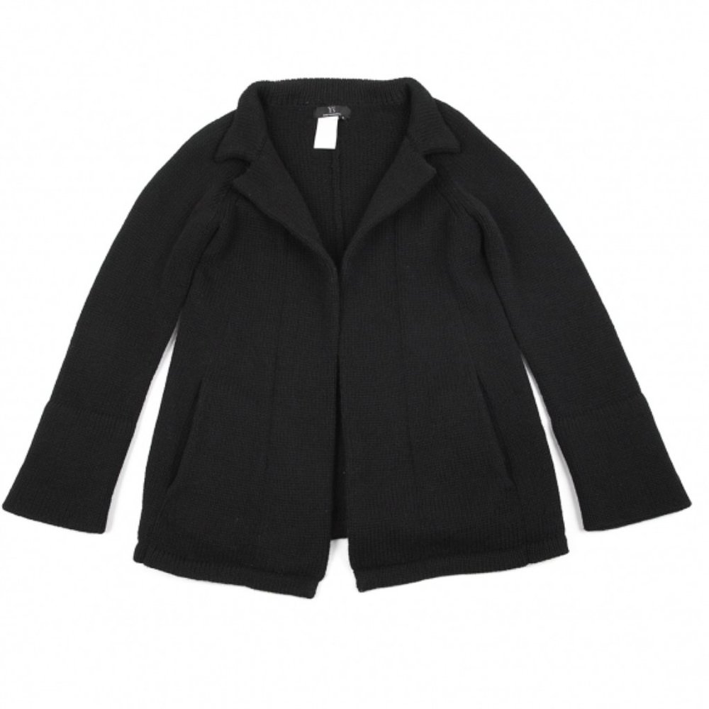 1999 winter Y's Yohji Yamamoto thick wool knit cardigan